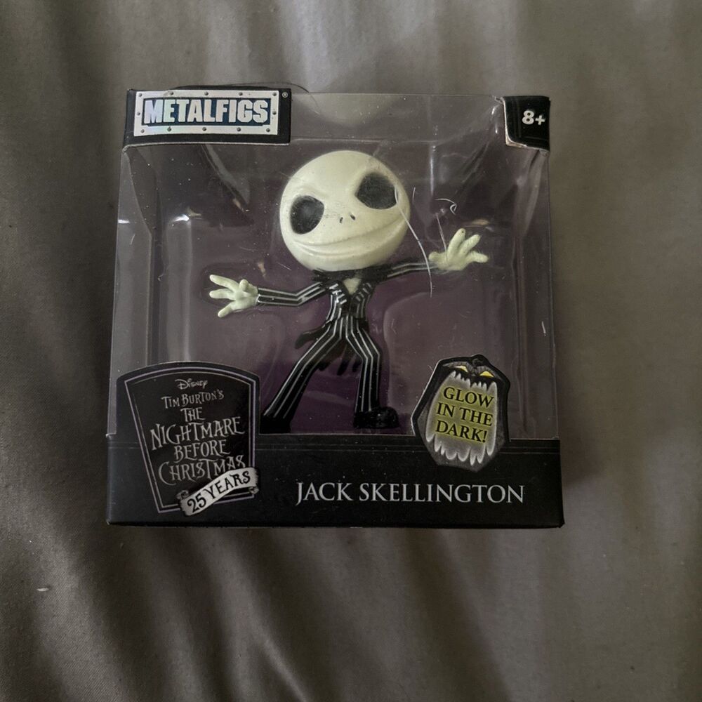 Jada Toys Metalfigs Jack Skellington Glow in the Dark Nightmare Before Christmas